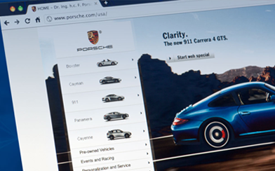 Clarity Porsche Website