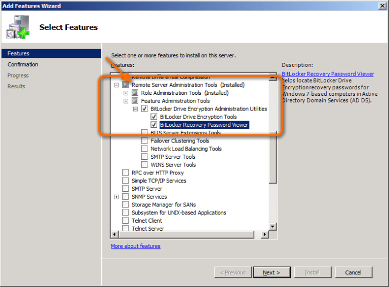 Enable BitLocker, Automatically save Keys to Active Directory Concurrency